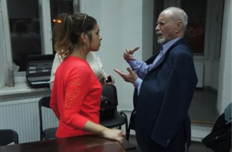 Алина Яровая и Владимир Минин на репетиции