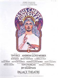 Афиша "Иисус Христос - суперзвезда", 1972 год Афиша "Иисус Христос - суперзвезда", 1972 год