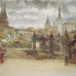Эскиз декорации к опере М. П. Мусоргского «Хованщина» А. М. Васнецова