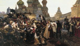 В. Суриков, «Утро стрелецкой казни», 1881 год В. Суриков, «Утро стрелецкой казни», 1881 год