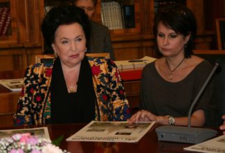 Галина Вишневская и Ольга Ростропович