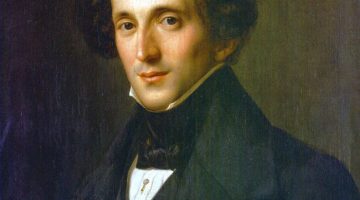 Феликс Мендельсон-Батольди. Художник Теодор Хильдебрандт, 1834 год