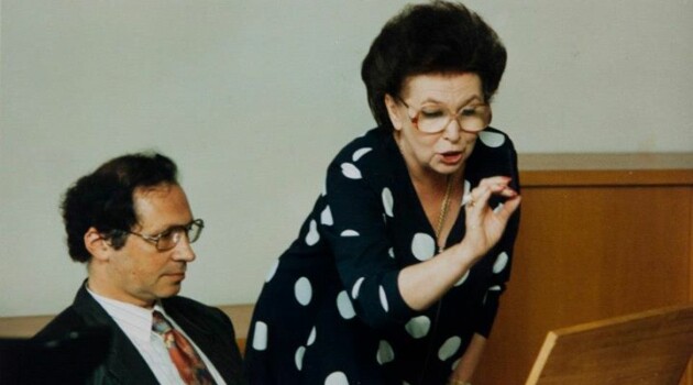 Борис Блох и Галина Вишневская