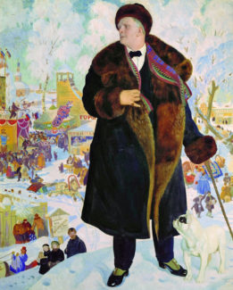 Портрет Шаляпина работы Кустодиева, 1921 год