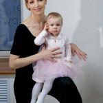 Илзе Лиепа с дочерью Надеждой