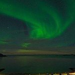 Северное сияние над Тромсё