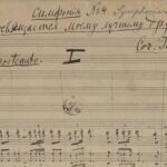 Рукопись Четвертой симфонии П. И. Чайковского