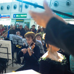 В днепропетровском аэропорту звучал гимн ЕС