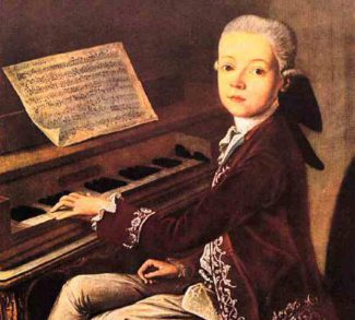 Девятилетний Моцарт во время пребывания в Лондоне 1764-1765