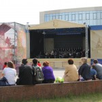 Концерт на открытом воздухе в Сургуте