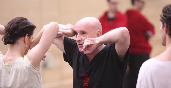 Жан-Кристоф Майо с балериной Марией Александровой на репетиции балета «Укрощение строптивой». Фото: Елена Фетисова