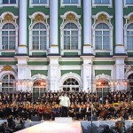 На Зимней площади выступил хор Королевской оперы Турина