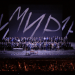 Сцена из новой постановки оперы "Война и мир" в Мариинском театре