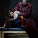 Анна Нетребко и Пласидо Доминго на генеральной репетиции оперы «Трубадур»
