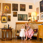 Илзе Лиепа с дочкой Надей