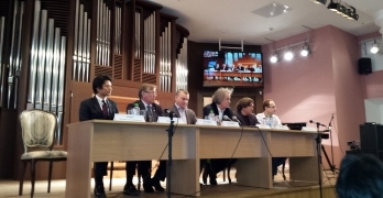 Пресс-конференция, посвященная открытию МССМШ им. Гнесиных после реконструкции