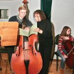 София Губайдулина на репетиции. Фото - Дмитрий Елисеев