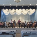 Репетиция оркестра. Ангарский филиал Иркутской филармонии