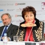 Тамара Синявская на пресс-конференции