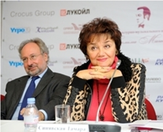 Тамара Синявская на пресс-конференции