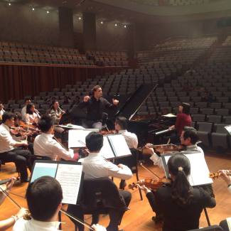 Репетиция Антона Лубченко и Екатерины Мечетиной в Пекине