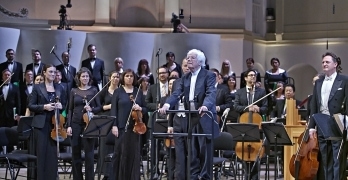 Гельмут Риллинг на концерте в Концертном зале имени Чайковского. Фото - МГАФ