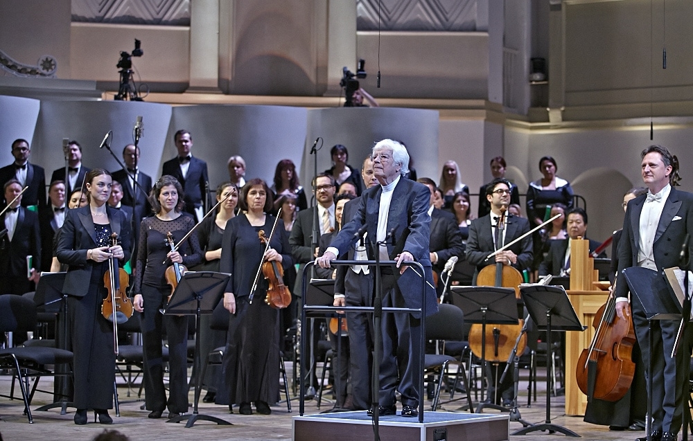 Гельмут Риллинг на концерте в Концертном зале имени Чайковского. Фото - МГАФ