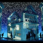 Макет декораций к опере «Щелкунчик» в театре «Новая опера», художник-постановщик Николай Симонов, 2014 год