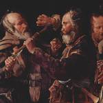 Жорж Де Ла Тур. Драка музыкантов