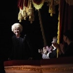 Елена Образцова во время концерта «Оперный бал», посвященного ее 75-летнему юбилею. Большой театр, 28 октября 2014 года