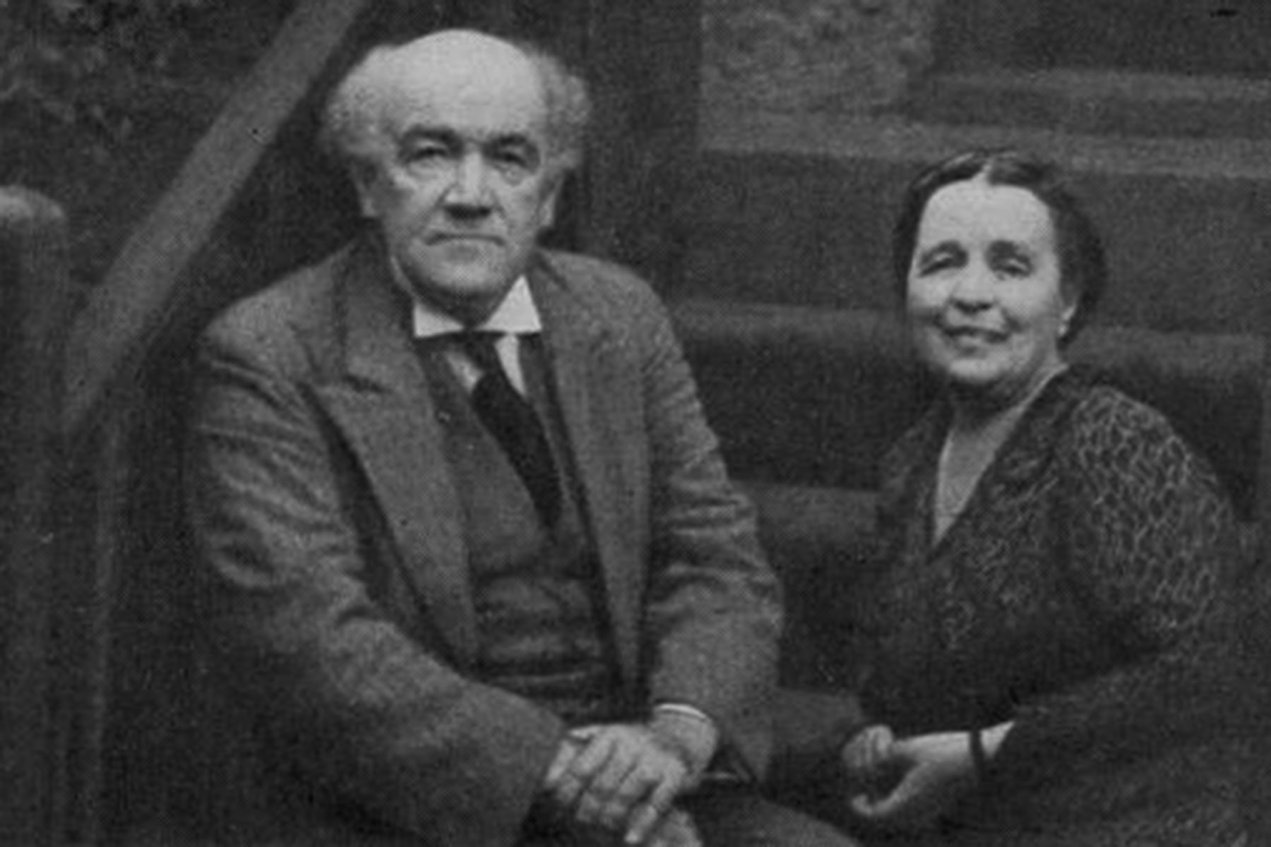 Николай Карлович Метнер и его жена, Анна Михайловна Метнер