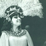 Елена Образцова в костюме Амнерис работы Старженецкой, 1965 год