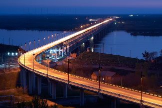 Хабаровский. Мост через Амур