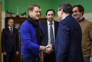 Глава администрации Тамбовской области Олег Бетин встретился с Николаем Луганским и Александром Сладковским