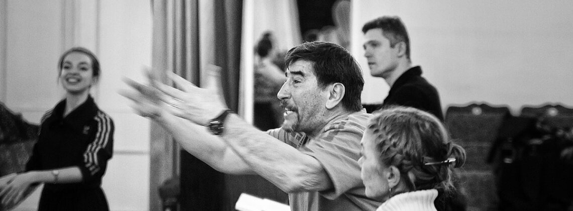 Иркин Габитов на репетиции