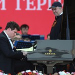 Денис Мацуев и Валерий Гергиев на Поклонной горе . Фото - Вячеслав Прокофьев