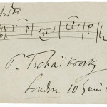 Автограф "Колыбельной песни" П. И. Чайковского, 1893 год. Фото - Sotheby's