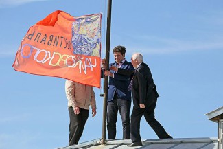 В Екатеринбурге юбилей Чайковского отметили на крыше. Фото - Татьяна Андреева