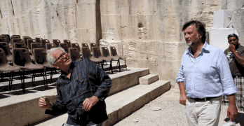 Алексей Рыбников с Пьером Карденом. Фото из личного архива А. Рыбникова