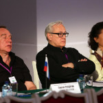 Давид Герингас (в центре) в жюри XV конкурса им. Чайковского. Фото - tchaikovskycompetition.com