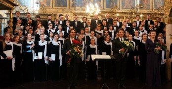 Алексей Татаринцев, Дмитрий Корчак, Полина Шамаева и хора Академии хорового искусства имени В.С. Попова