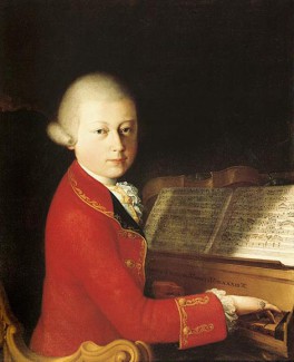 Портрет 13-летнего Моцарта, написанный в 1770 г. Портрет 13-летнего Моцарта, написанный в 1770 г.