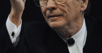 Владимир Федосеев во время концерта современной музыки XXI века в Московской консерватории, 2009 год