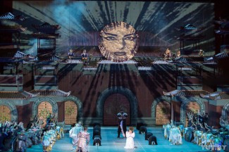 Сцена из оперы «Турандот» в постановке Большого театра Беларуси