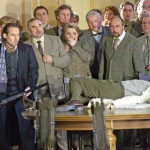 Сцена из спектакля "Евгений Онегин" в постановке Д. Чернякова