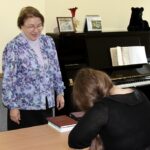 Елена Николаевна в своём классе