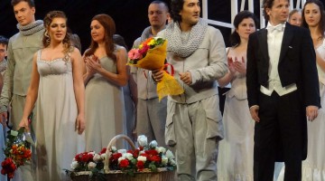 Екатерина Морозова - Иоланта, Нажмиддин Мавлянов - Водемон, Антон Гришанин (31.10.2015, дневной спектакль). Фото - Федор Борисович / golos-publiki.ru