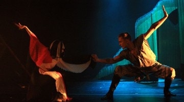 "Расёмон. Вариации" Г. Варламова Сцена из балета. Жена самурая - Анастасия Першенкова, Разбойник - Алексей Любимов © Олег Черноус