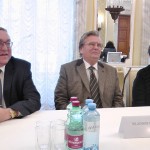 Посол России в Австрии Дмитрий Любинский, Владимир Федосеев, Ольга Доброхотова - жена Владимира Федосеева. Фото - Борис Тосунян