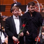 Николай Саратовский, Дмитрий Филатов и оркестр Белгородской филармонии. Фото: Сергей Егоров